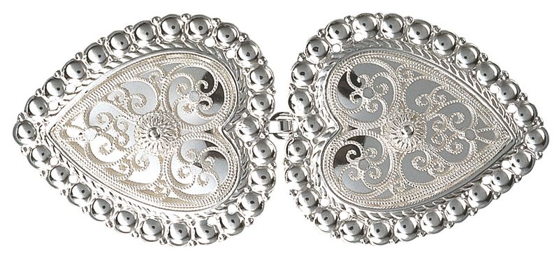 Spenner til skinnlist, kvit m. kruser artnr 002496