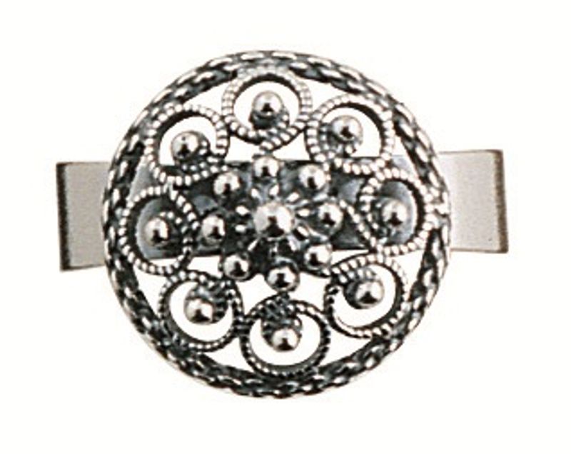 Bunadsring filigran.oksidert artnr: 373100