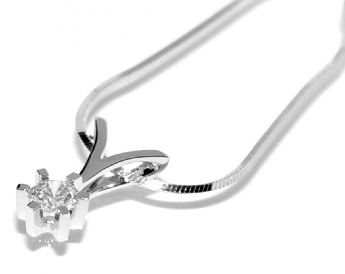 Diamantanheng med diamanter 0.30 tw.vs (585)