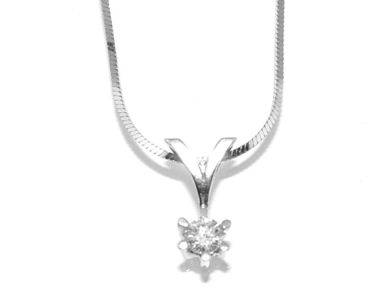  Diamantanheng med diamanter 0.20 w.si