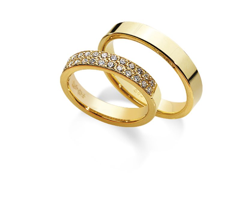 Gifteringer Moments med diamanter N7540 / 4840 4mm