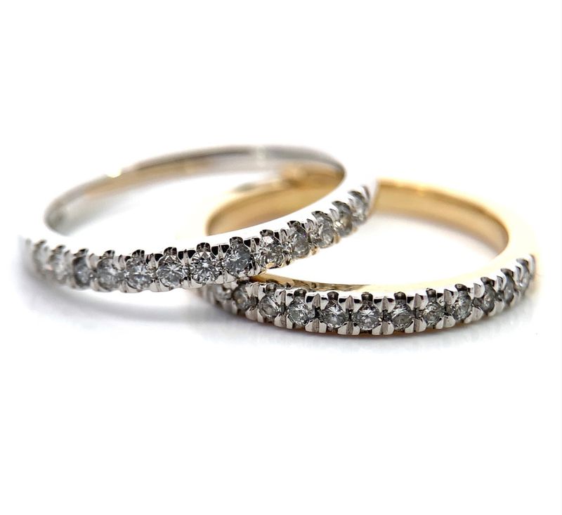 Spesialpris! Alliansering med diamanter 0.26 carat tw.si (585)