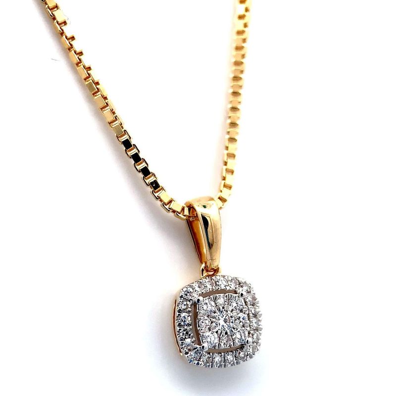 SpesialPris! Diamantanheng med 0.10 carat diamanter