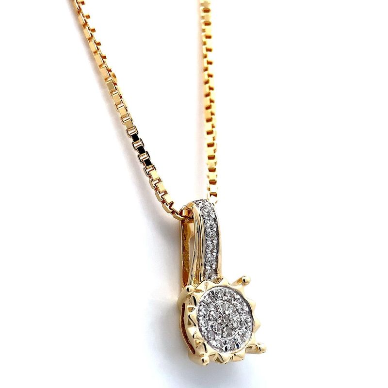 SpesialPris! Diamantsmykke 0.08 carat 